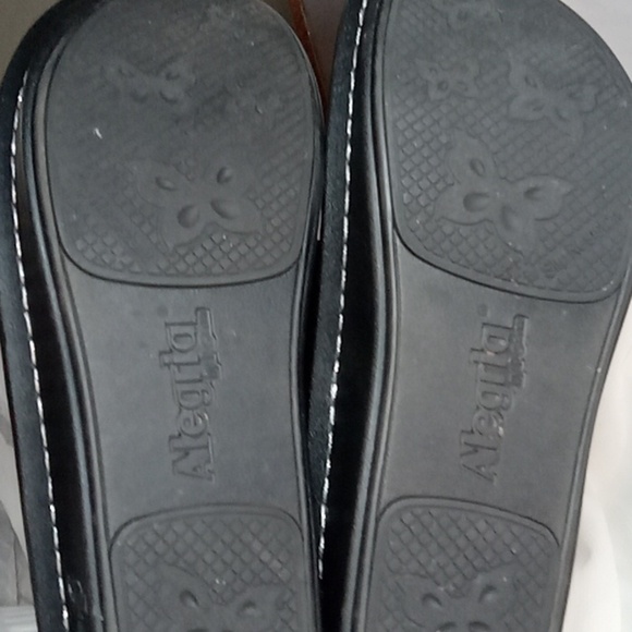 Alegria slip resistant navy sandals size 37 - Picture 5 of 7